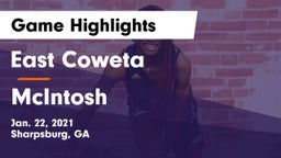 East Coweta  vs McIntosh  Game Highlights - Jan. 22, 2021