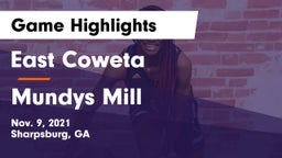 East Coweta  vs Mundys Mill  Game Highlights - Nov. 9, 2021
