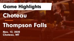 Choteau  vs Thompson Falls Game Highlights - Nov. 12, 2020