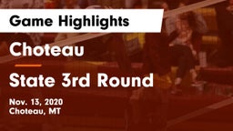 Choteau  vs State 3rd Round Game Highlights - Nov. 13, 2020