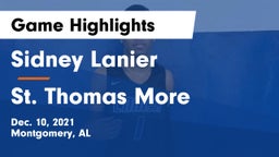 Sidney Lanier  vs St. Thomas More  Game Highlights - Dec. 10, 2021