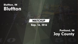 Matchup: Bluffton  vs. Jay County  2016
