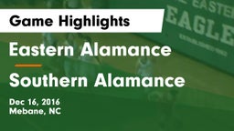 Eastern Alamance  vs Southern Alamance  Game Highlights - Dec 16, 2016