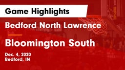 Bedford North Lawrence  vs Bloomington South  Game Highlights - Dec. 4, 2020