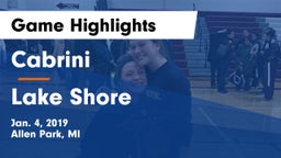 Cabrini  vs Lake Shore  Game Highlights - Jan. 4, 2019