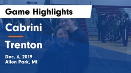 Cabrini  vs Trenton  Game Highlights - Dec. 6, 2019