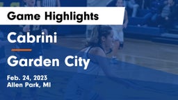 Cabrini  vs Garden City  Game Highlights - Feb. 24, 2023