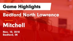 Bedford North Lawrence  vs Mitchell  Game Highlights - Nov. 10, 2018
