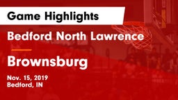 Bedford North Lawrence  vs Brownsburg  Game Highlights - Nov. 15, 2019