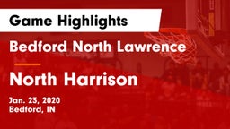 Bedford North Lawrence  vs North Harrison  Game Highlights - Jan. 23, 2020