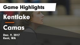 Kentlake  vs Camas  Game Highlights - Dec. 9, 2017