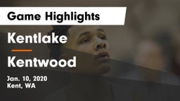 Kentlake  vs Kentwood  Game Highlights - Jan. 10, 2020