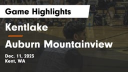 Kentlake  vs Auburn Mountainview  Game Highlights - Dec. 11, 2023