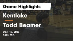 Kentlake  vs Todd Beamer  Game Highlights - Dec. 19, 2023