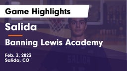 Salida  vs Banning Lewis Academy  Game Highlights - Feb. 3, 2023