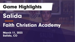 Salida  vs Faith Christian Academy Game Highlights - March 11, 2023