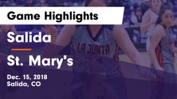 Salida  vs St. Mary's Game Highlights - Dec. 15, 2018
