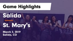 Salida  vs St. Mary's Game Highlights - March 2, 2019