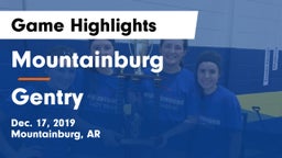 Mountainburg  vs Gentry  Game Highlights - Dec. 17, 2019