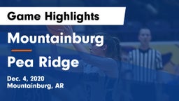Mountainburg  vs Pea Ridge Game Highlights - Dec. 4, 2020