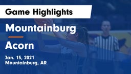 Mountainburg  vs Acorn  Game Highlights - Jan. 15, 2021