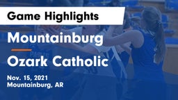 Mountainburg  vs Ozark Catholic Game Highlights - Nov. 15, 2021