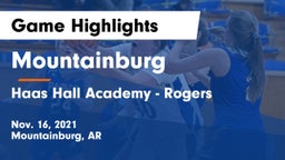 Mountainburg  vs Haas Hall Academy - Rogers Game Highlights - Nov. 16, 2021