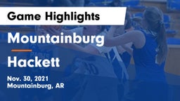 Mountainburg  vs Hackett  Game Highlights - Nov. 30, 2021