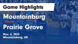 Mountainburg  vs Prairie Grove  Game Highlights - Nov. 6, 2023