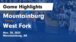 Mountainburg  vs West Fork  Game Highlights - Nov. 20, 2023