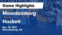 Mountainburg  vs Hackett  Game Highlights - Nov. 28, 2023