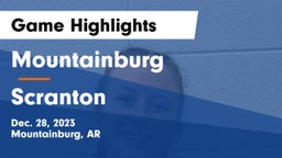 Mountainburg  vs Scranton  Game Highlights - Dec. 28, 2023