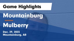 Mountainburg  vs Mulberry  Game Highlights - Dec. 29, 2023