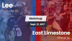 Matchup: Lee  vs. East Limestone  2017