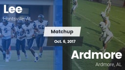 Matchup: Lee  vs. Ardmore  2017
