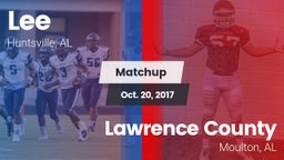 Matchup: Lee  vs. Lawrence County  2017