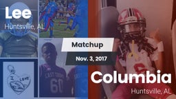 Matchup: Lee  vs. Columbia  2017