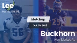 Matchup: Lee  vs. Buckhorn  2018