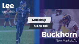 Matchup: Lee  vs. Buckhorn  2019