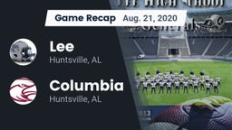 Recap: Lee  vs. Columbia  2020