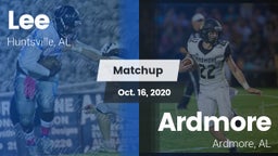 Matchup: Lee  vs. Ardmore  2020