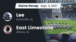 Recap: Lee  vs. East Limestone  2021