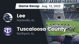 Recap: Lee  vs. Tuscaloosa County  2022