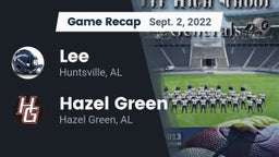 Recap: Lee  vs. Hazel Green  2022