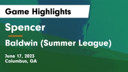 Spencer  vs Baldwin (Summer League) Game Highlights - June 17, 2023