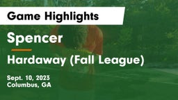 Spencer  vs Hardaway (Fall League) Game Highlights - Sept. 10, 2023