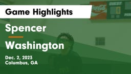 Spencer  vs Washington  Game Highlights - Dec. 2, 2023