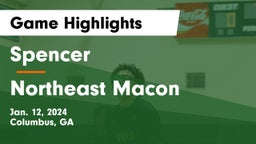 Spencer  vs Northeast Macon Game Highlights - Jan. 12, 2024
