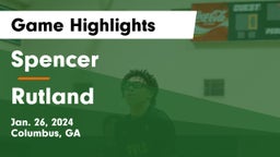 Spencer  vs Rutland  Game Highlights - Jan. 26, 2024