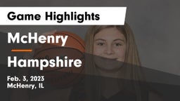 McHenry  vs Hampshire  Game Highlights - Feb. 3, 2023